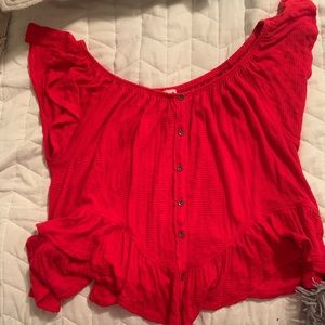Free people off the shoulder top